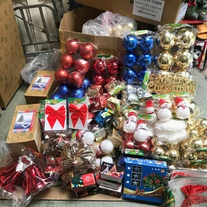 Đồ trang trí noel Dây chồn,tuần lộc,chuông, quả châu, tag treo cây thông giáng sinh