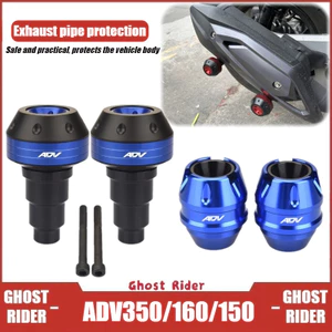 Dành cho thanh va chạm ống xả HONDA ADV350 / ADV160 / ADV150 – Tấm bảo vệ chống rơi trước & sau