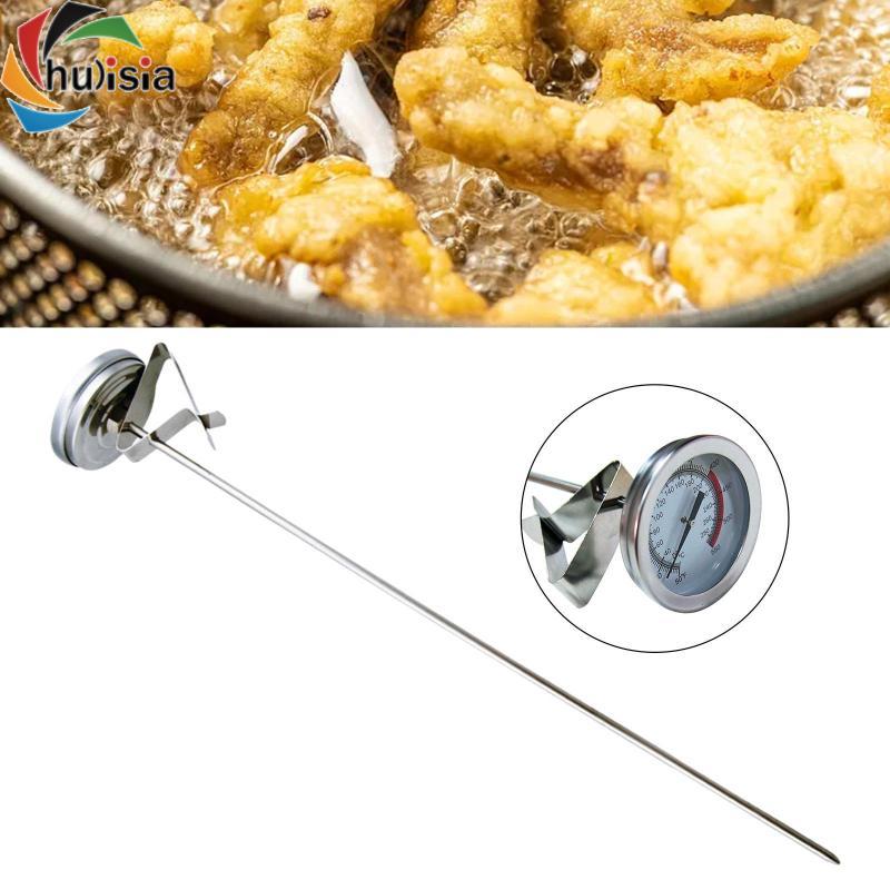 Nhiệt kế kỹ thuật số để nấu ăn và chiên với cực dài cho thịt và BBQ