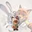 HT3 Zootopia 2 Nick Wilde Judy Hopps Ba Lô Acrylic Dễ Thương Móc Khóa Cặp Đôi Quà Tặng Quyến Rũ TH3