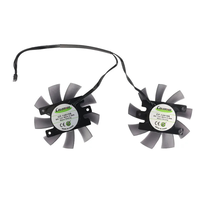 Quạt Card Video Cho INNO3D GeForce GTX 1660 Ti 1660 RTX 2060 Twin X2 75MM CF-12815S GTX160Ti GTX1660 RTX2060 Quạt GPU