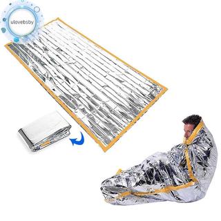 Ulovebsby Mới Di Động Chống Thấm Nước Khẩn Cấp Sinh Tồn Túi Ngủ Ngoài Trời Edc Cắm Trại Thiết Bị Bọc Nhiệt Sơ Cứu Cứu Bộ Chăn VN