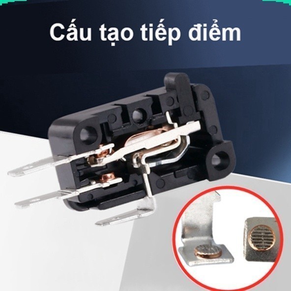 【24H】Công tắc hành trình đa năng định mức 15A-250V, thiết kế chống va đập, hoạt động ổn định trong môi trường khắc nghiệ
