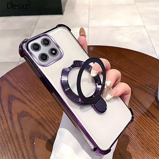 Ốp Lưng Silicon Cho Honor X6C X6 X6S X8 4G 5G X6A X6B X8A X8B X8C Ốp Điện Thoại MỚI Vỏ Bảo Vệ Bốn Góc Có Giá Đỡ