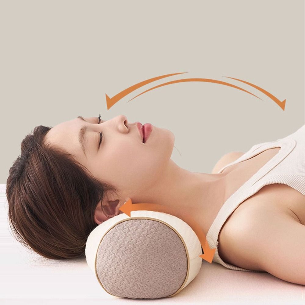 Gối cột sống MISUPS, Gối kiều mạch chống vòm giúp ngủ, Giảm đau cổ thoáng khí di động Gối cổ kéo hình trụ cho người lớn | BigBuy360 - bigbuy360.vn