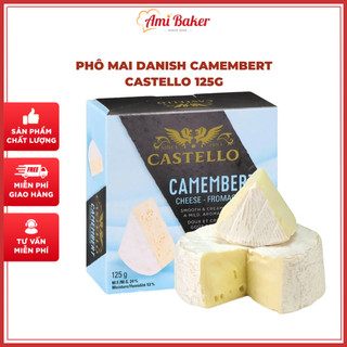 (Hỏa Tốc HN) Phô Mai Camembert Castello 125g Đậm Đà, Thơm Chuẩn Kiểu Pháp