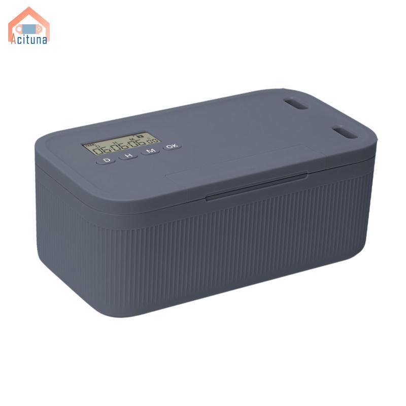Hộp lưu trữ có thể khóa Hộp sắp xếp có hẹn giờ Thùng đựng tiện lợi cho thẻ tín dụng thực phẩm Dụng cụ học tập Đồ dùng cá nhân Ô tô