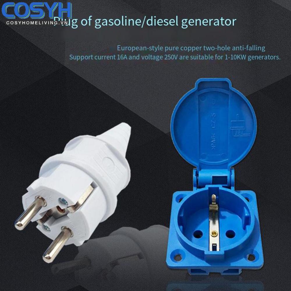 <cosyh>Durable Plastic Material European Socket 220V 16A with Long Service Life