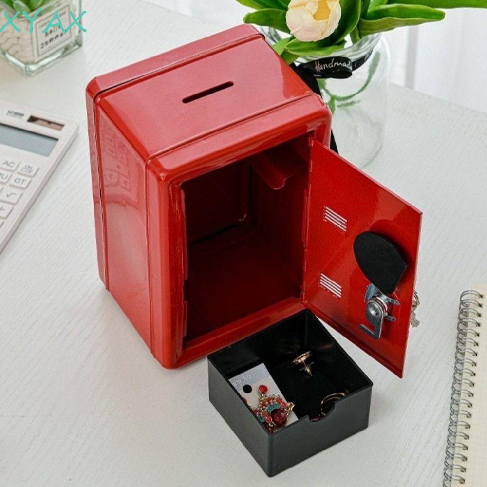 XYAX Hộp An Toàn Mini XYAX, Tủ Chống Trộm Heo Đất, Khóa Mật Khẩu Kim ...