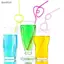 10 Chiếc Ống Hút Cong Nhiều Màu Sắc Ống Hút Hình PET Crazy Xoăn Nhựa Cho Tiệc Bar VN