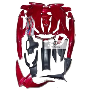 Dàn áo Jupiter V màu đỏ đô - tặng team 3 lớp
