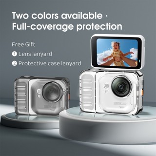 Dành Cho Insta360 Go Ultra Vỏ Bảo Vệ Ngón Tay Cái Camera TPU Băng Nhạy Cảm Tản Nhiệt Chống Rơi Vỏ Bảo Vệ Máy Ảnh Thể Thao Phụ Kiện