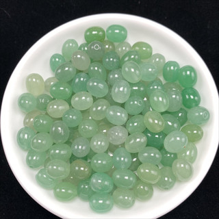 Những viên ngọc aventurine tự nhiên 8x10mm, phù hợp làm phụ kiện vòng tay thủ công
