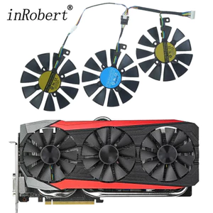 Quạt làm mát 87mm PLD09210S12HH PLD09210S12M cho ASUS STRIX GTX980TI 1060 1070Ti 1080Ti RX480 / 580 R9 390X Chơi game