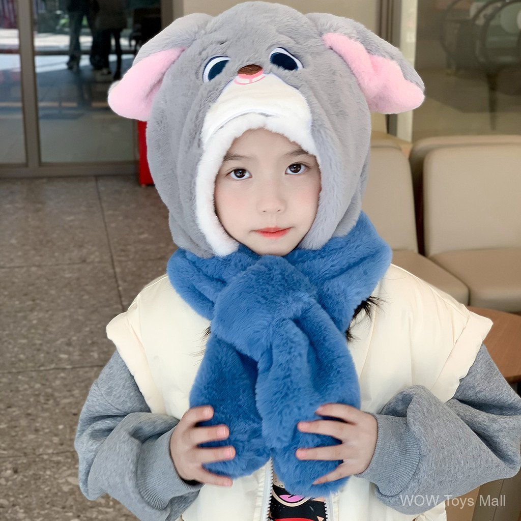 Hàng sẵn có - Khăn quàng cổ và mũ thỏ Cảnh sát Judy từ Crazy Zoo 2025, phù hợp làm quà tặng sinh nhật cho bé gái