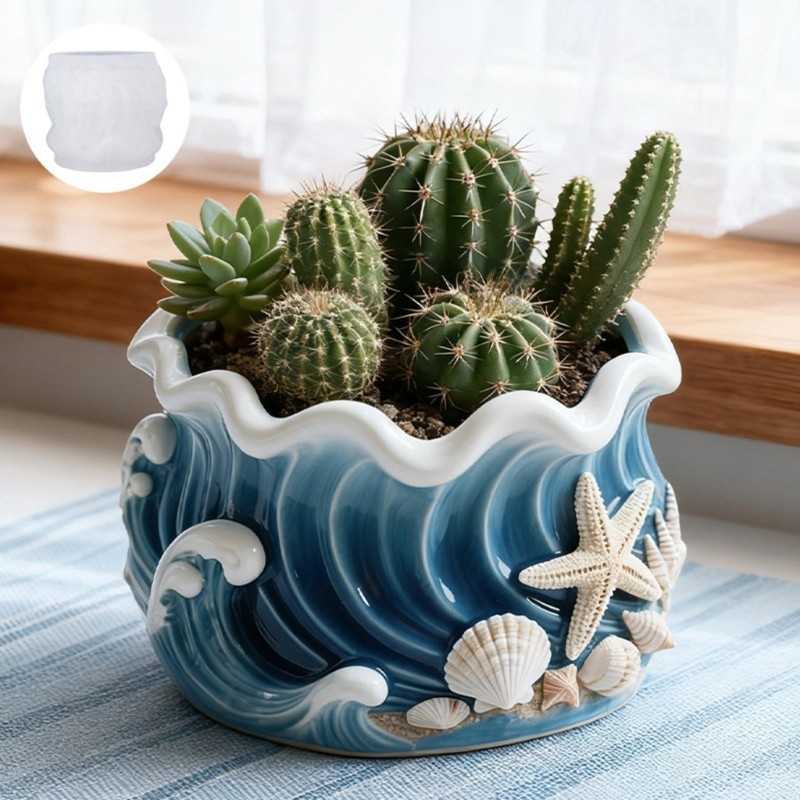 Khung Silicon Chống Nóng Chủ Đề Biển Wellb - Tạo Trang Sức Nhựa & Trang Trí Tàu