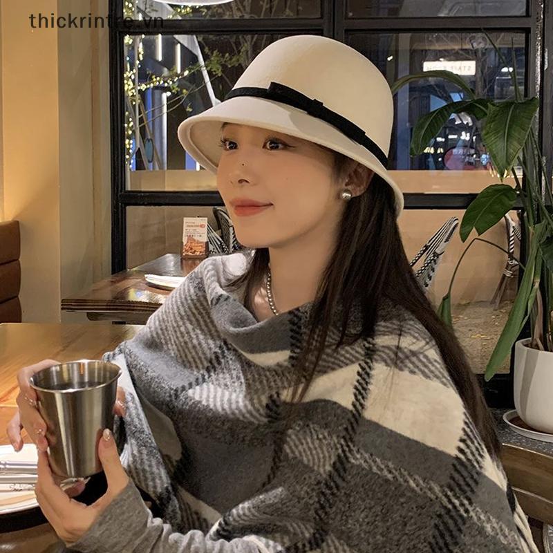 THI Thu Đông Pháp Nơ Xô Mũ Nữ Ngọt Ngào Nỉ Có Hình Gấp VN