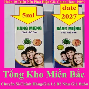Combo Tinh dầu răng miệng 5ml/10/20ml dạ thảo liên & thảo mộc xanh x4