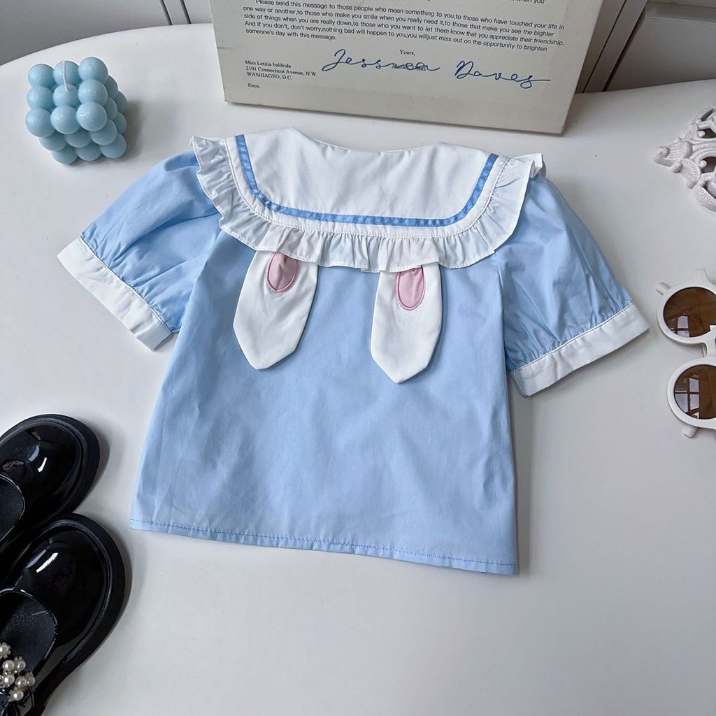 Bé Gái Mùa Hè Đầm Siêu Dễ Thương jk Váy jk Đồng Phục Phong Cách Preppy Trẻ Em Bé Gái Mùa Hè Mỏng Phù Hợp Với Hợp Thời Trang