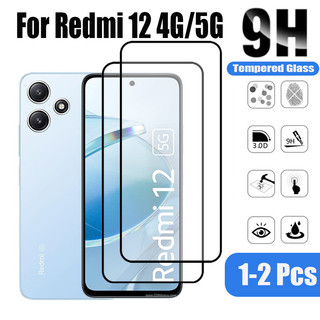 Redmi 12 5G 2 Chiếc Kính Cường Lực Bảo Vệ Màn Hình Cho Xiaomi Redmi 13 13C A3 Note 13 Pro Plus 12 4G 5G 9D Kính Bảo Vệ Phim