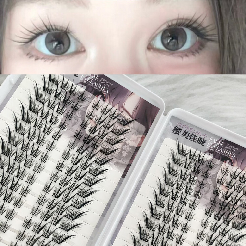 Không có cảm giác nhựa Lông mi cá nhân Cosplay tự nhiên Lông mi giả đảm bảo vẻ đẹp lâu trôi
