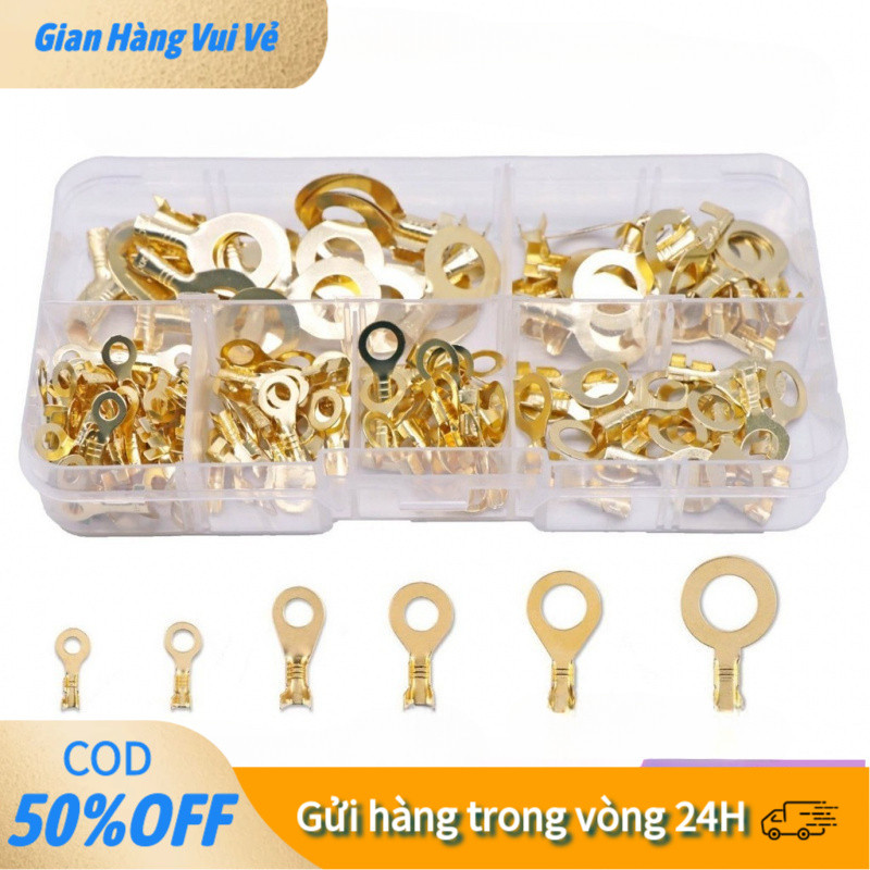 【24h】Set 150 Đầu Nối Dây Điện 3.2-10.2mm Nhiều Loại Tiện Dụng Cho Xe Hơi Chất Liệu Cao Cấp, Tăng Hiệu Quả Công Việc, Giá