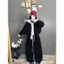 BỘ 3 MÓN THỜI TRANG: Quần da cá Nỉ 2DA XÁM, Sweater Nỉ 2 DA TRƠN, và Khăn ĐEN độc đáo-quanaao94