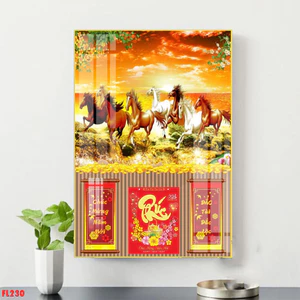 Lịch Tết 2026 - Đốc Lịch Mạ Gương "Mã Đáo Thành Công" - Trang Trí Tâm Linh cho Ngày Xuân - Top Decor