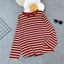 Áo Thun Bigsize Kẻ Sọc Ngang Form Rộng Cho Nữ Chubby Vải Cotton Co Giãn Thoáng Mát A311