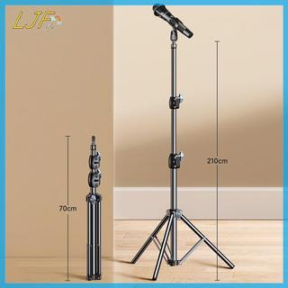 LJF 1.7 2.1M Mic Boom Chân Đế 66CM Kẹp Thanh Ngang Giá Đỡ Điện Thoại Cho VN