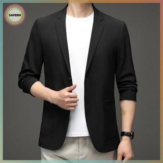 SAFENH Men 's Casual zer Nhẹ Bộ đồ công sở Áo khoác Mourning Top VN