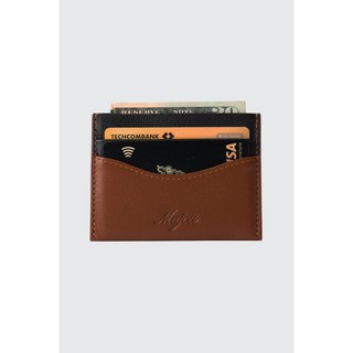 Ví Đựng Thẻ Da Bò Cao Cấp Patina Card Holder 0113 | Majou
