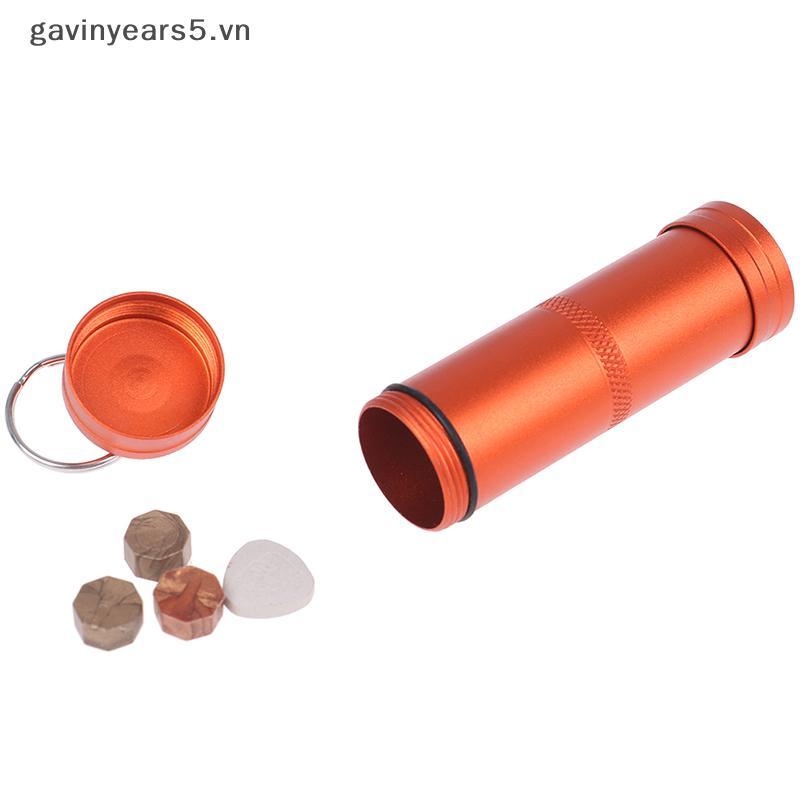 # gavin # 1PC Chai kín viên nang chống nước Hộp đựng thuốc sinh tồn ngoài trời.