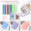 【24H】Album sưu tập hóa đơn DARON1 100, Sách lưu trữ tiền dung lượng lớn không thấm nước, Nhãn dán sách lưu trữ túi lá bê