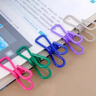 10 / 20 / 30 Cái Kẹp Thực Phẩm Nhiều Màu Sắc / Kẹp Túi Ăn Nhẹ Niêm Phong Mini / Kẹp Quần Áo Sấy Chống Gió