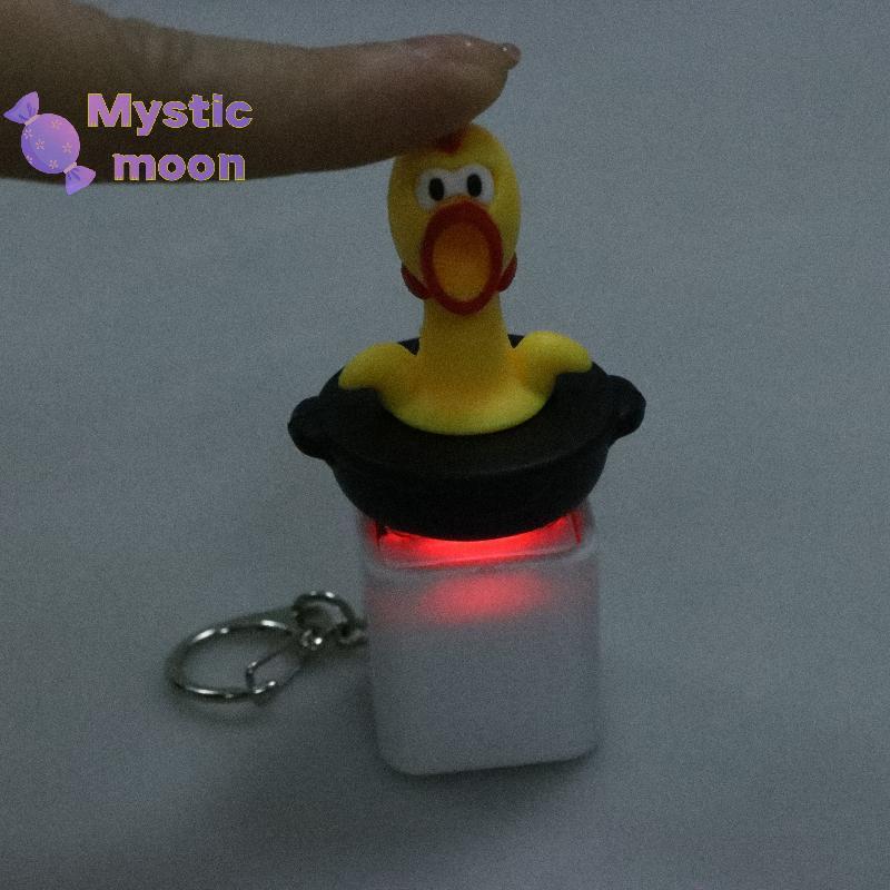 [Mystic] 1 Cái Đồ Chơi Nhựa Giảm Căng Thẳng Hoạt Hình Sáng Tạo Gà Khóc Sắc Nét Nút Giọng Nói Móc Khóa Thẩm Mỹ Cao Cho Trẻ Em Quà Tặng [Mới]