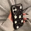 Ốp Điện Thoại Mèo Thỏ Dễ Thương Cho iPhone 17 16 15 14 13 12 11 Pro Max X Xr Xs Max 7 8 Plus SE2020