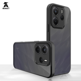 Dành Cho Redmi Note 14 4G / 5G Ốp điện thoại Cứng Mờ Da-Cảm Giác Mềm Khung TPU Chống Sốc Mỏng Vỏ