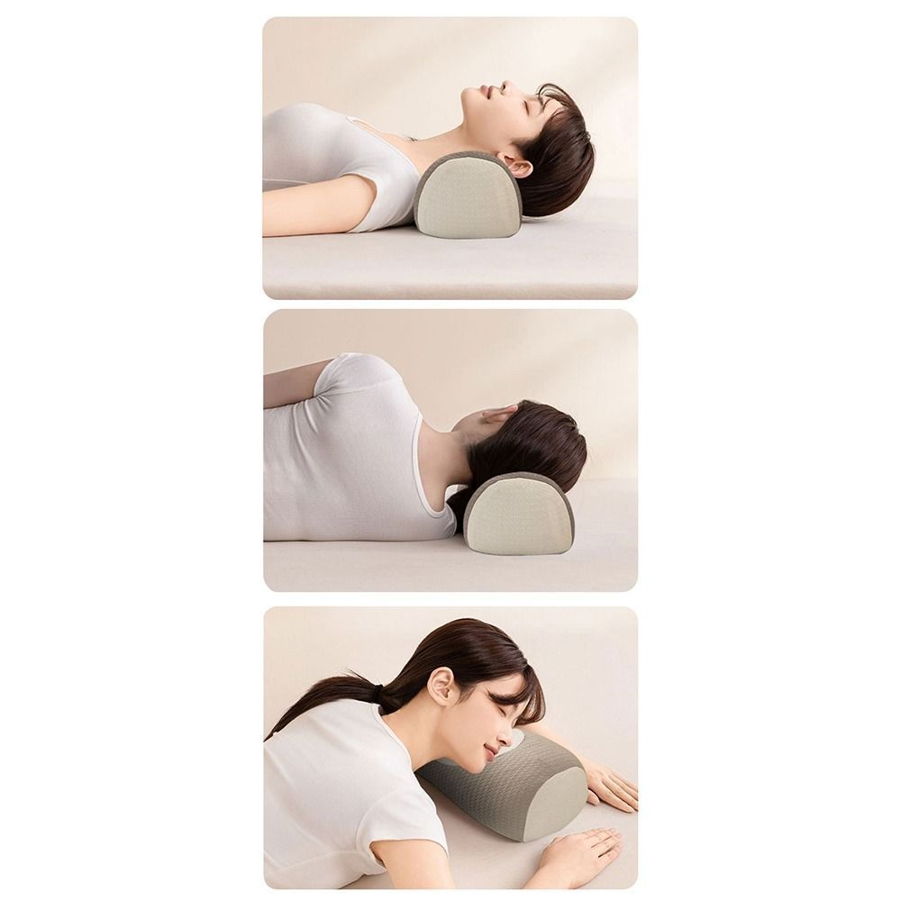 Gối cột sống MISUPS, Gối kiều mạch chống vòm giúp ngủ, Giảm đau cổ thoáng khí di động Gối cổ kéo hình trụ cho người lớn | BigBuy360 - bigbuy360.vn
