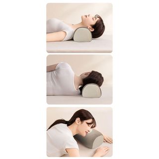 [Còn hàng] Gối cột sống NOOKSTORY, Gối kiều mạch chống vòm hình trụ, Hỗ trợ di động Gối cổ giảm đau thoáng khí cho người lớn