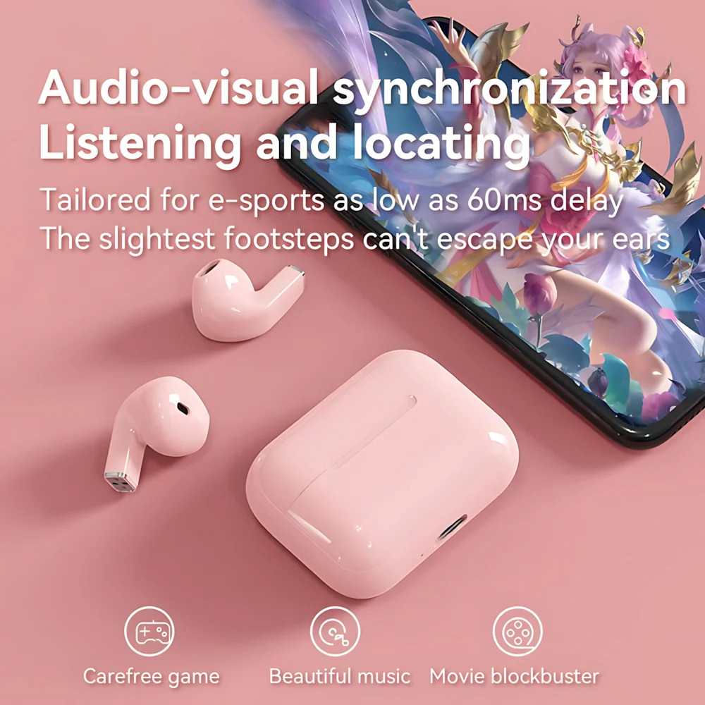 Tai nghe Senbenbao Pro5S / 4 / 3 / 7 / 8 Tai nghe không dây đích thực Cập nhật khử tiếng ồn Bluetooth 5.3 Tai nghe nhạc HD