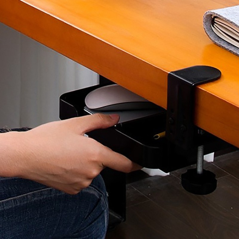 Kẹp Nối Dài Trên Cổ Tay Còn Lại Miếng Lót Chuột Tiện Dụng Khay Để Bàn Đính Kèm Trượt Ra Chuột Nền Tảng Dưới Kệ Để Bàn