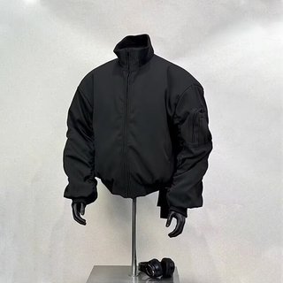 Áo khoác bomber độn cotton nam/unisex, thiết kế thời trang Mỹ hiện đại