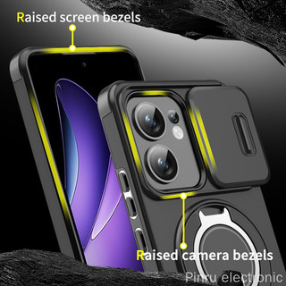 Ốp Điện Thoại Cho OPPO RENO 14 / 14 Pro / 14F 13 / 13 Pro / 13F Vỏ Từ Tính Trượt Giáp Chống Sốc Cho OPPO A3 Pro / A5 Pro / A40 / A80 Ốp lưng