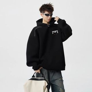 Áo nỉ nam có mũ trùm đầu phong cách Mỹ,streetwear