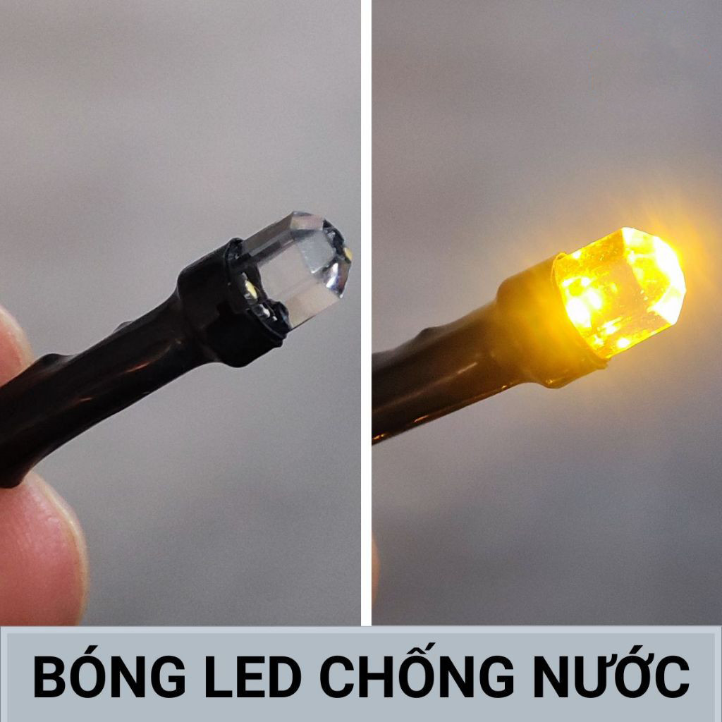 Dây Đèn Led Năng Lượng Mặt Trời 8 Chế Độ Có Nút Cảm Ứng Chống Nước Trang Trí Sân Vườn/Giáng Sinh/12m