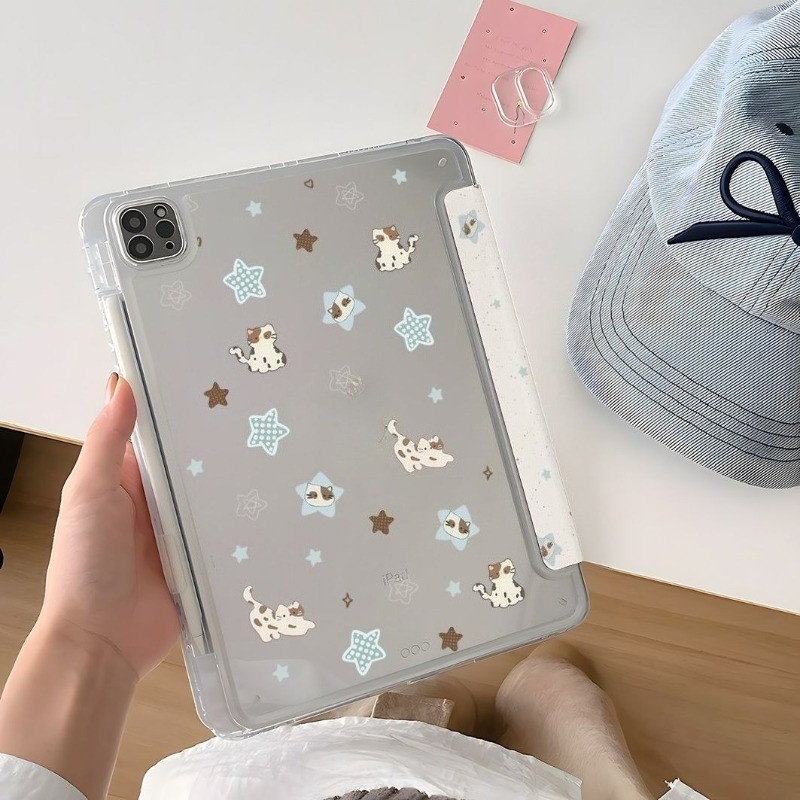 Bảo vệ cho vỏ ipad air 13 inch Gen5 / 6 Mini4 / 5 / 6 air 11 Air4 / air5 M2 Air6 M3 Air7 M4 24S pro11 thế hệ thứ 10 Air2 Gen7 Gen8 Gen9 pro 12.9 25S A16 gen11th Phim hoạt hình Vỏ máy tính bảng dễ thương