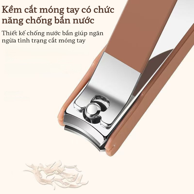 ✨𝐎𝐑𝐈𝐆𝐈𝐍𝐀𝐋✨Bộ cắt móng tay/bộ cắt móng tay/dụng cụ làm móng tay/tăm bông ngoáy tai/tỉa lông mũi/dũa móng tay/kéo cắt móng tay bằng thép không gỉ gia dụng