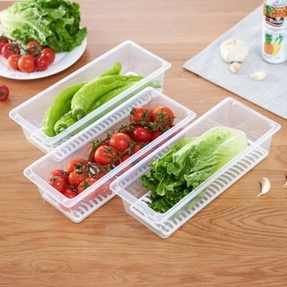 1 / 2 / 3 Cái Tủ Lạnh Thực Phẩm Tươi Giữ Hộp - Nhà Bếp Trái Cây Có Thể Xếp Chồng Rau Củ Thịt Cá Hộp Bảo Quản