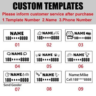 Cổ chó con mèo nơ dây buộc chữ thẻ ID chữ cổ chống tràn